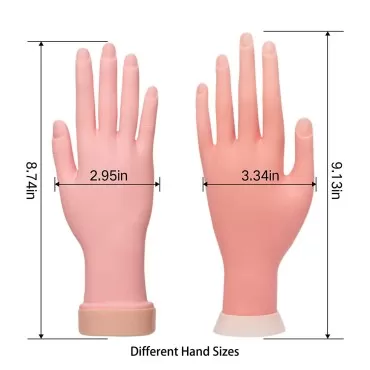 krofaue Practice Nail Tips Art Trainer Training Ha...