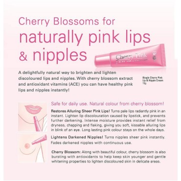 Bioglo Instant Pink Lip and Nipple Cream, 10g...