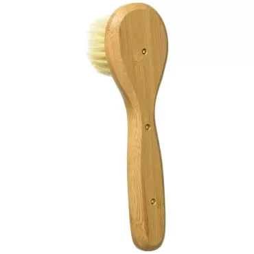 Facial Cleansing Brush - Natural Bristle Wood Hand...