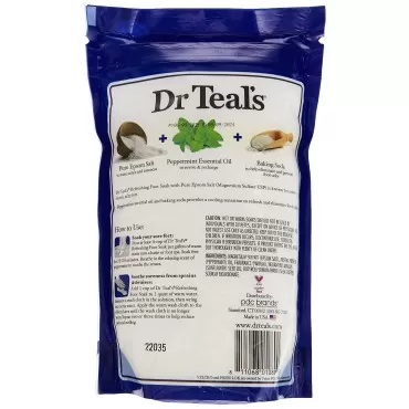 Dr. Teal's Epsom Salt Foot Soak, Cooling Peppermin...