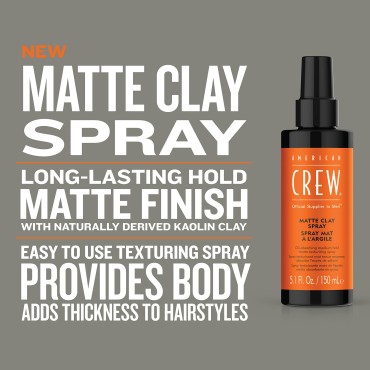 American Crew Matte Clay Spray 5.1 Fl Oz (Pack of ...