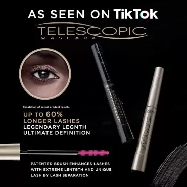 L'Oréal Paris Telescopic Original Mascara, Blackes...