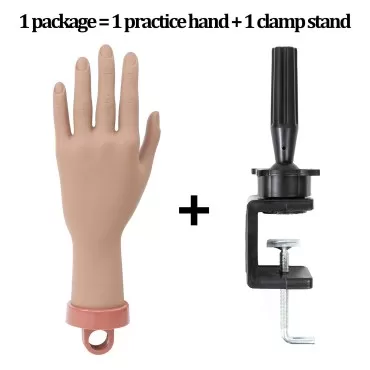 Nail Practice Hand for Acrylic Nail Kit,Nail Manne...