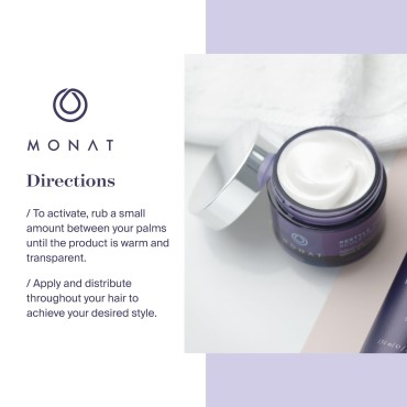 MONAT Restyle Instant Sculpting Taffy - Hair Styling Products That Gives Instant Vitality. Infused w/Rejuveniqe®. Long Lasting Hair Taffy - Net Wt. 30 ml / 1.7 fl. oz.