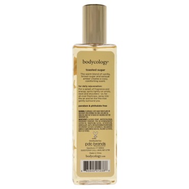Bodycology Toasted Sugar Fragrance Mist for Women,...