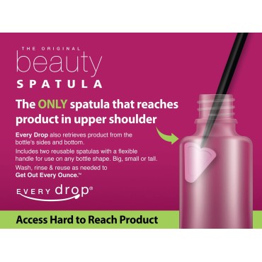 Every drop Beauty Spatula, Get Hard to Reach Beaut...