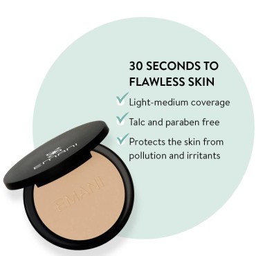 Emani Minerals Pressed Mineral Foundation 295 Kahlua