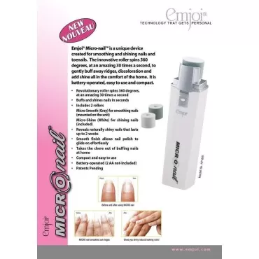 Emjoi Micro Nail Manicure or Mani Pedi--Smooths, B...