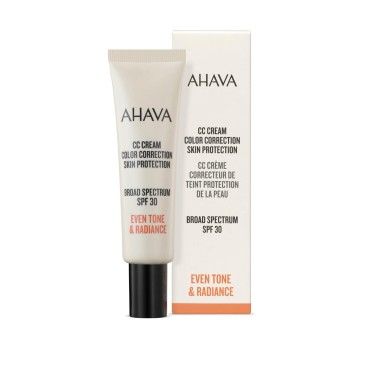 AHAVA CC Cream with Dead Sea Minerals, Skin Protec...