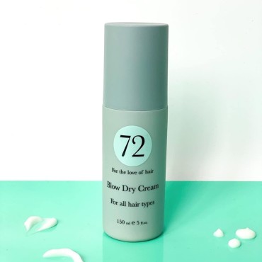72 Hair Blow Dry Cream Anti Frizz Heat Protection...