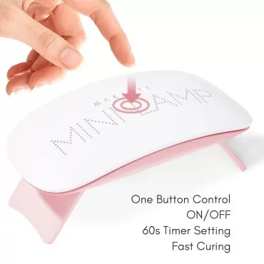 Makartt UV LED Nail Lamp, Mini UV Light for Gel Na...