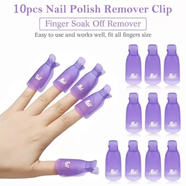 Makartt Gel Nail Polish Remover Clips Kit,With Dou...