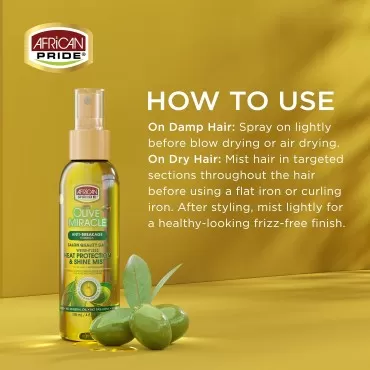 African Pride Olive Miracle Weightless Heat Protec...