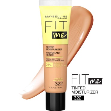 Maybelline Fit Me Tinted Moisturizer, Natural Cove...
