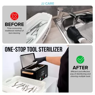 JJ CARE Dry Heat Sterilizer for Metal Tools, 1.8L ...