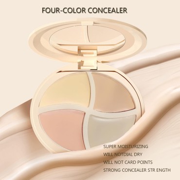 Four-color Concealer Facial Concealer Palette Corr...