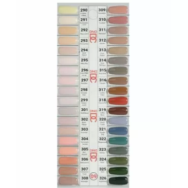 DNDDC Duo 301 Half Moon - Gel & Matching Lacquer Polish, 0.6 Ounce (DNDDC301H)