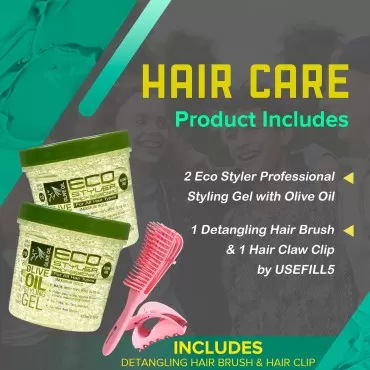 USEFILL5 Olive Oil Hair Styling Gel for Women & Me...