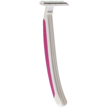 Schick Slim Twin ST 2 Disposable Razors for Women Sensitive Skin Shaving Razor - 12 Count