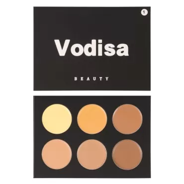 Vodisa 6 Colour Makeup Contour Palette-Creamy Conc...