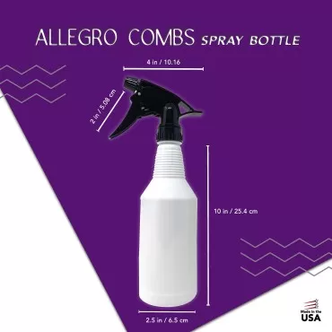 Allegro Combs Plastic Spray Bottle For Water Clean...