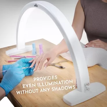 XOLLOZ Half-Moon Nail Desk Lamp for Professionals,...