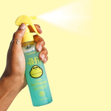 Sun Bum Heat Protector Spray | Vegan and Cruelty Free Hair Protecting Spray for All Hair Types | 6 oz