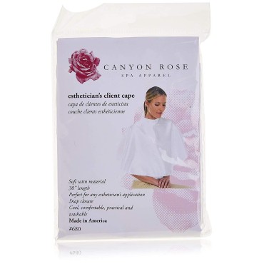 Canyon Rose Esthetician's Client Cape, For Makeup ...