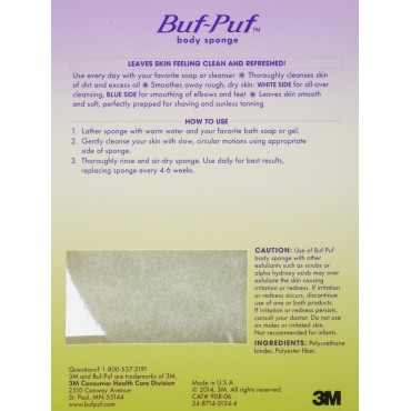 Buf-Puf Double-Sided Body Sponge 6 Pack...