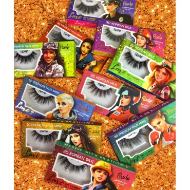 Rude - Luxe 3D Premium Faux Mink Lashes - Excellen...