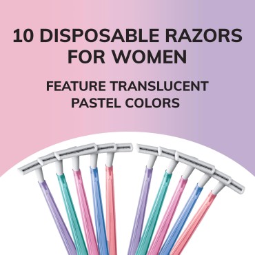 BIC Silky Touch Women's Disposable Razors, With 2 ...