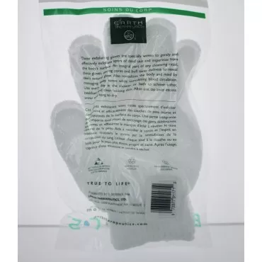 Earth Therapeutics Hydro Exfoliating Gloves, White...