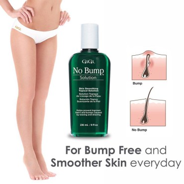 GiGi No Bump Skin Smoothing Topical Solution for after shaving, waxing or laser hair removal treatment 8 fl oz