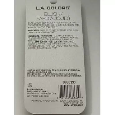 L.A Colors Professional Series BLUSH with Applicator, BSB333 Spice, 0.13 Oz