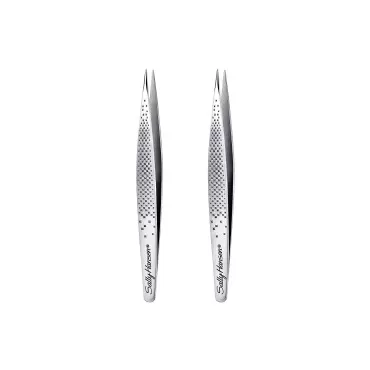 Sally Hansen Beauty Tools Stray Hair Beware, Needle Point Tip Tweezer,1 Count(Pack of 2)