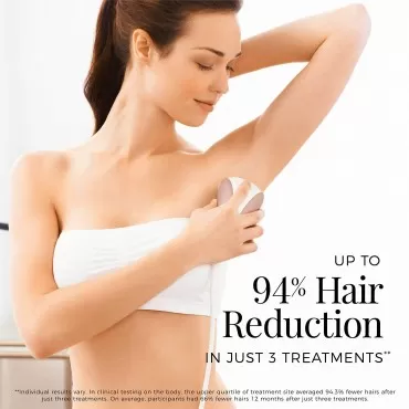 Remington iLight Pro At-Home IPL Hair Removal System, Permanent Results w/ Powerful 16Jsper Flash & 3 Bonus Cartridges- FDA Cleared for Women & Men
