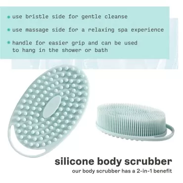 Freeman Premium Exfoliating Silicone Body Scrubber...