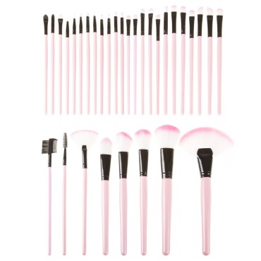 32 Piece Professional Makeup Brush Set- Includes F...