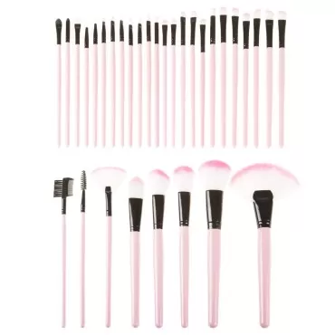 32 Piece Professional Makeup Brush Set- Includes F...