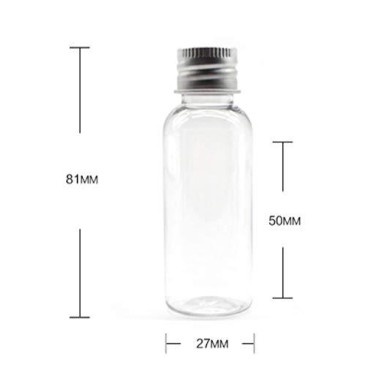 12PCS 1oz / 30Ml Empty Clear PET Plastic Tube Bott...