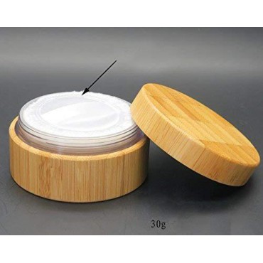 1Pcs 1OZ/30ml Empty Refillable Eco-friendly Bamboo...