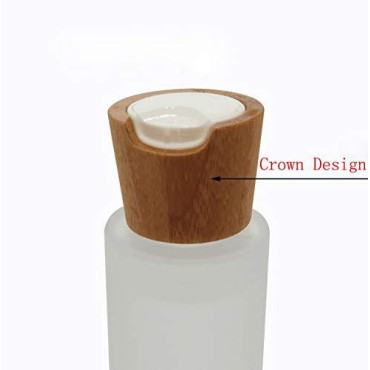 1PC 100ml/3.4oz Upscale Empty Refillable Frosted G...