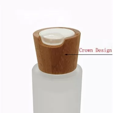 1PC 100ml/3.4oz Upscale Empty Refillable Frosted G...