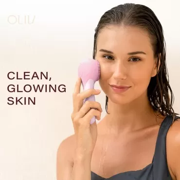 Oliv Facial Cleansing Brush - Sonic Exfoliate Face...