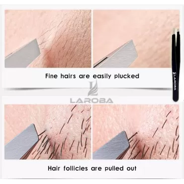 Laroba Precision Slant Tweezers - Professional Sta...