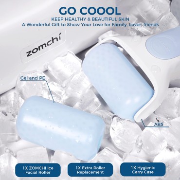 ZOMCHI Ice Roller for Face and Eye Puffiness Relie...