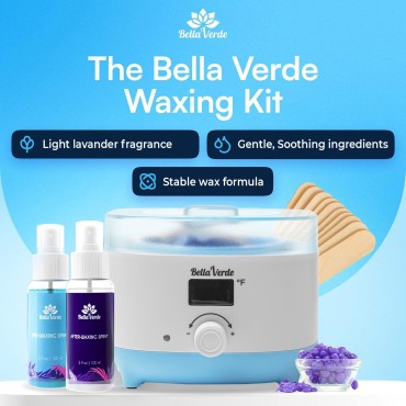 Bella Verde Waxing Kit For Women & Men - Digital M...