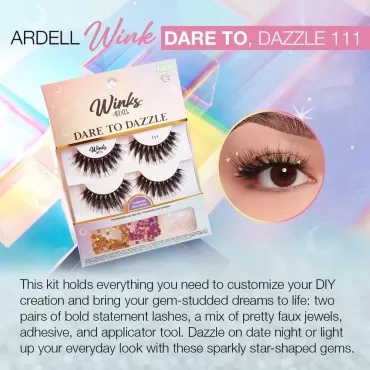 Ardell Winks Dare To Dazzle 111 with DUO Adhesive ...