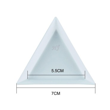 6pcs White Triangle Bead Sorting Trays,Magical Tra...