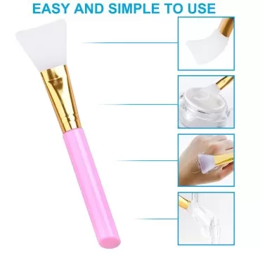 3 PCS Premium Silicone Face Mask Brush, AULLUA Mas...